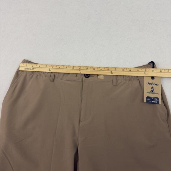 Chubbies Everywear Shorts Mens XXL Tan Tahoes 8” Inseam Performance Golf NWT - Picture 5 of 14